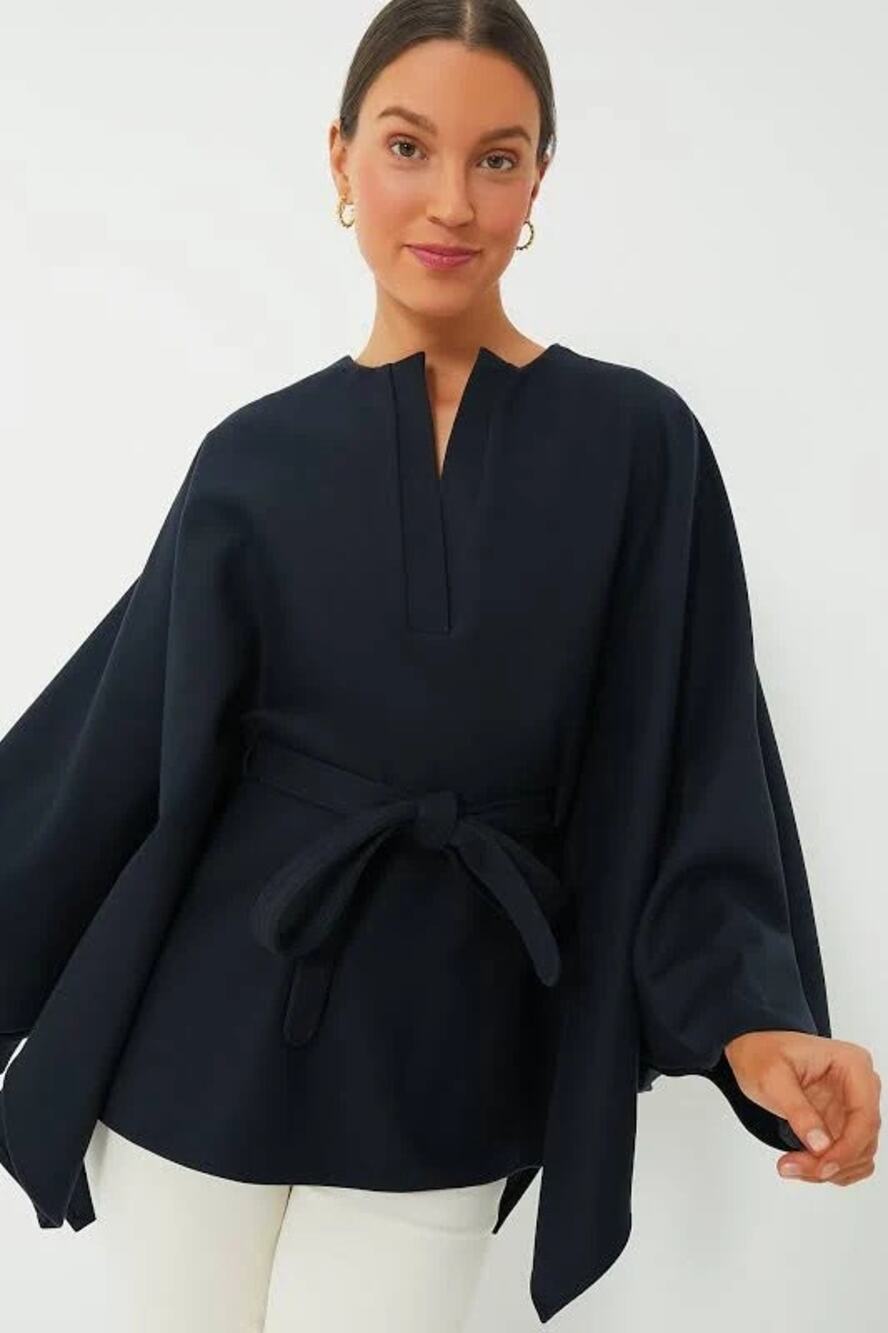 TUCKERNUCK Navy Amelie Cape OS NWT Retail $198